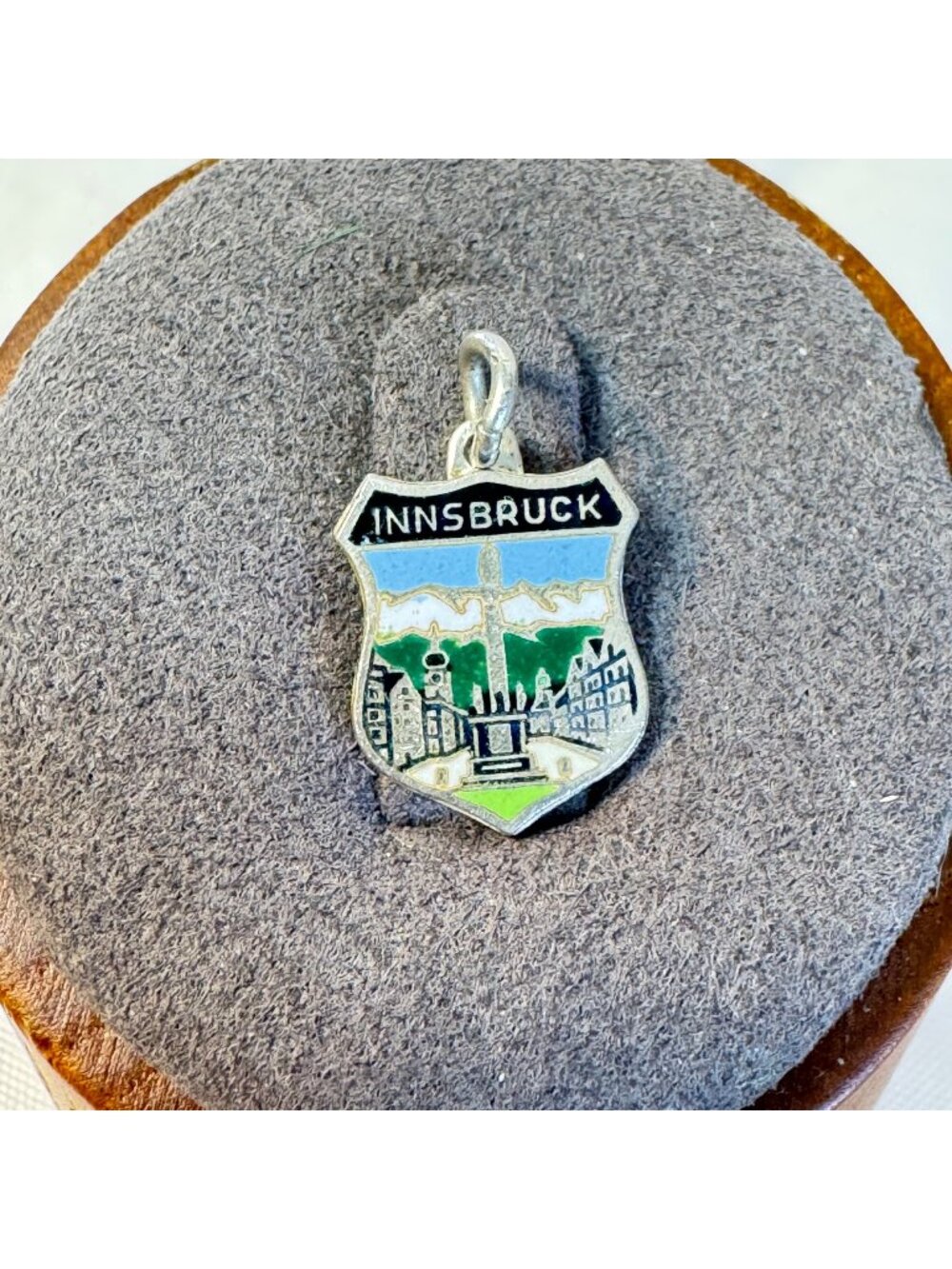 Innsbruck Austria 900 Silver Vintage Charm Size 0.75'' Length